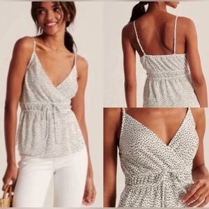 Abercrombie & Fitch polka dot tank top